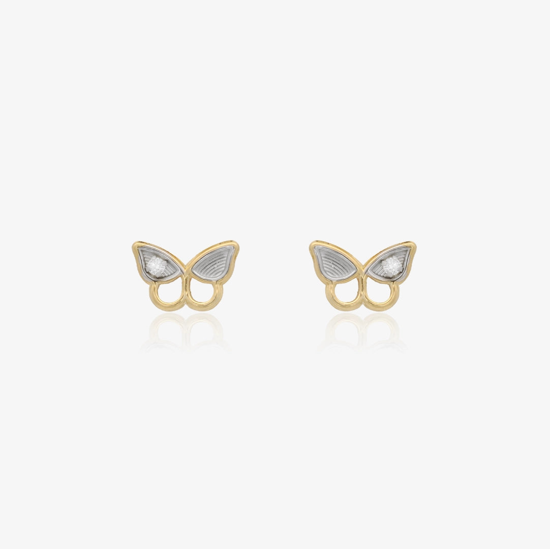 Pendientes Bicolor Mariposa