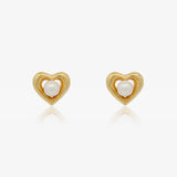 Pendientes Perlas Corazon