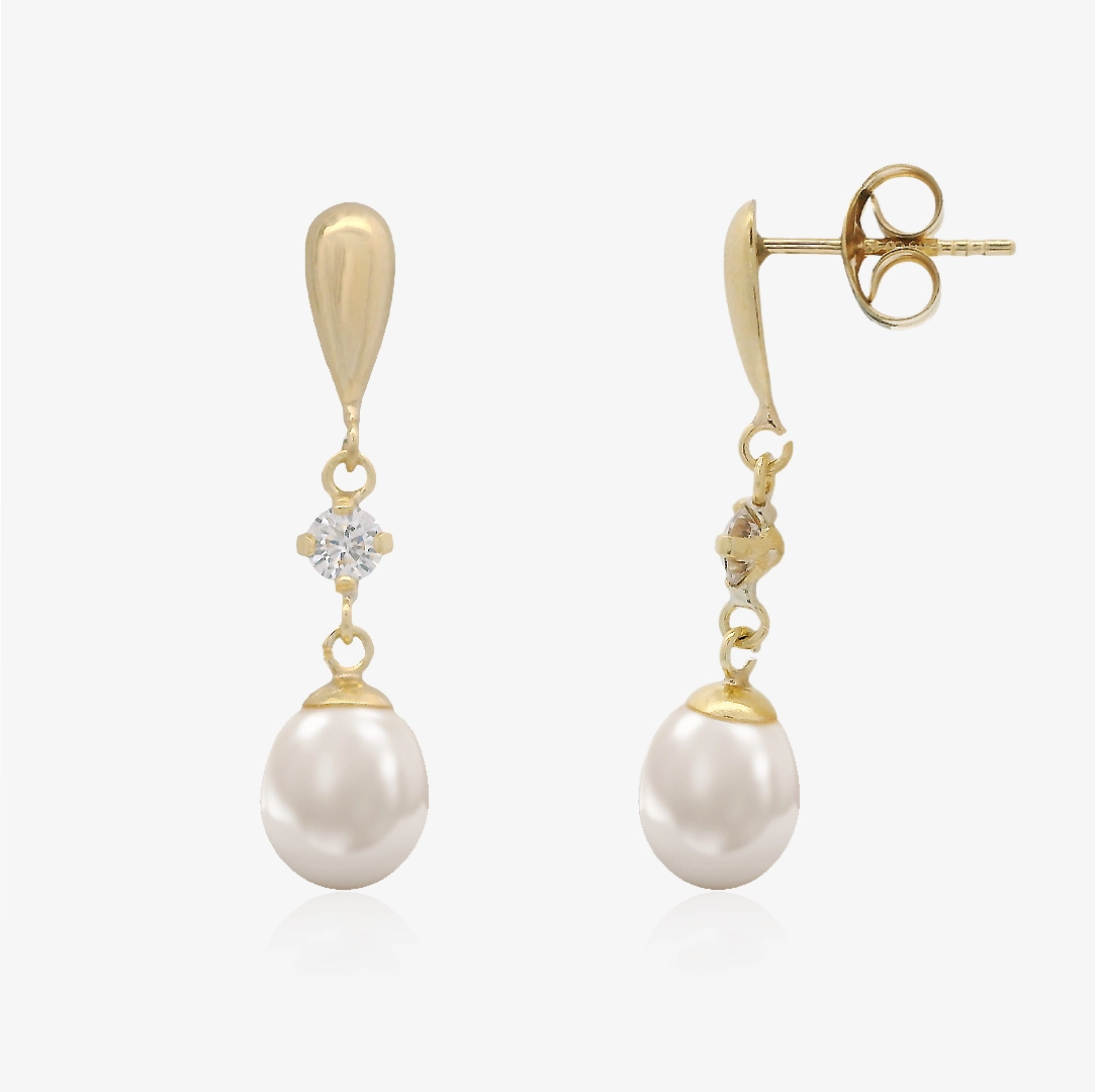Pendientes largos Perlas