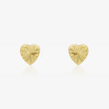 Pendientes Corazones Tallados