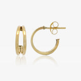 Pendientes Medio Aro Doble