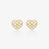 Pendientes Corazón Calado