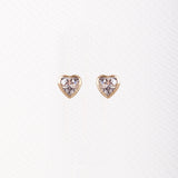 Pendientes Corazon Bocelados