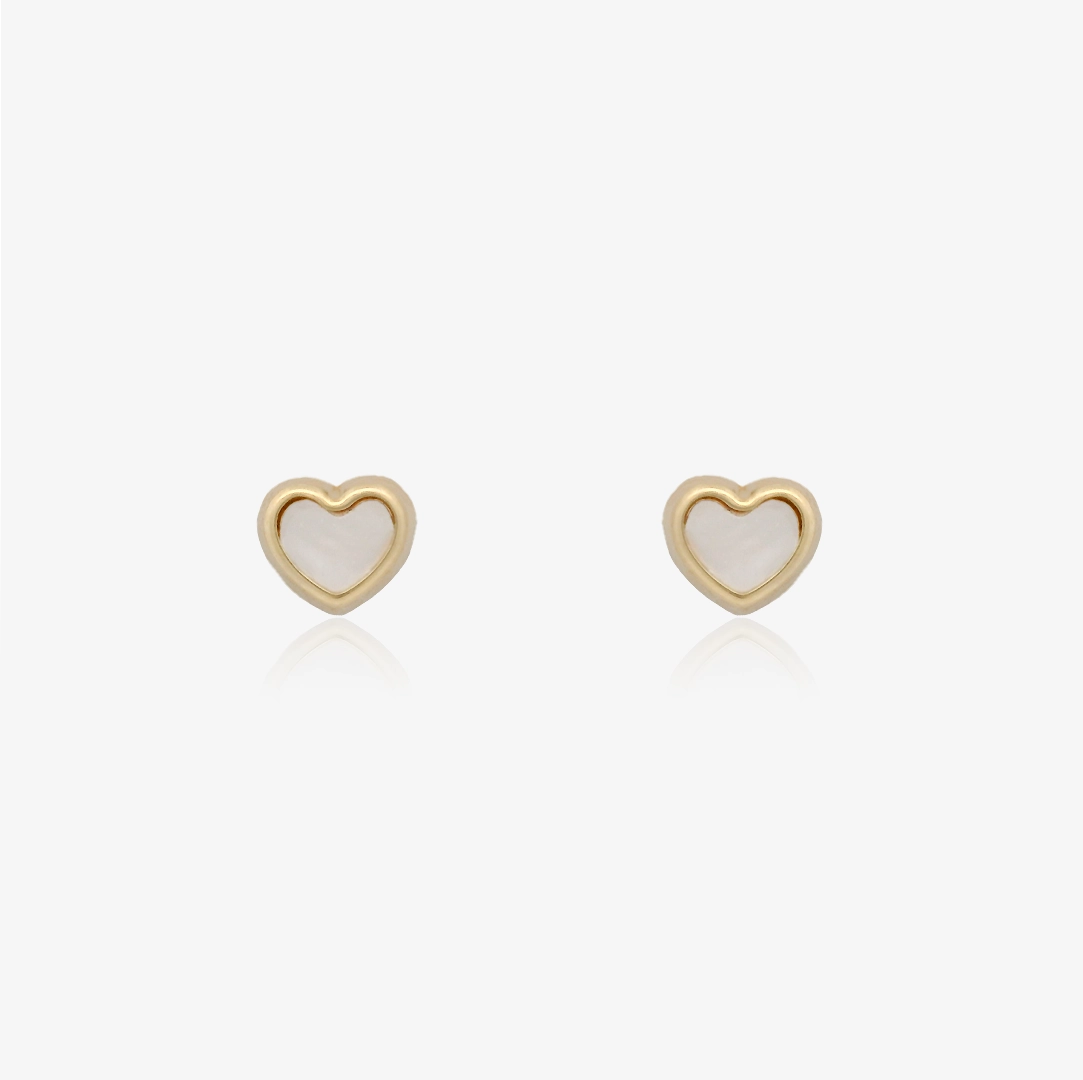 Pendientes Corazón Nacar