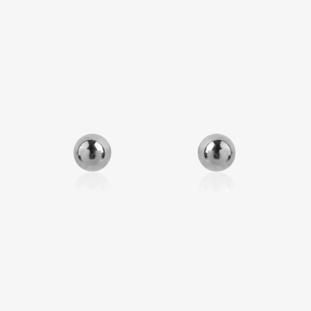 Pendientes bola rosca