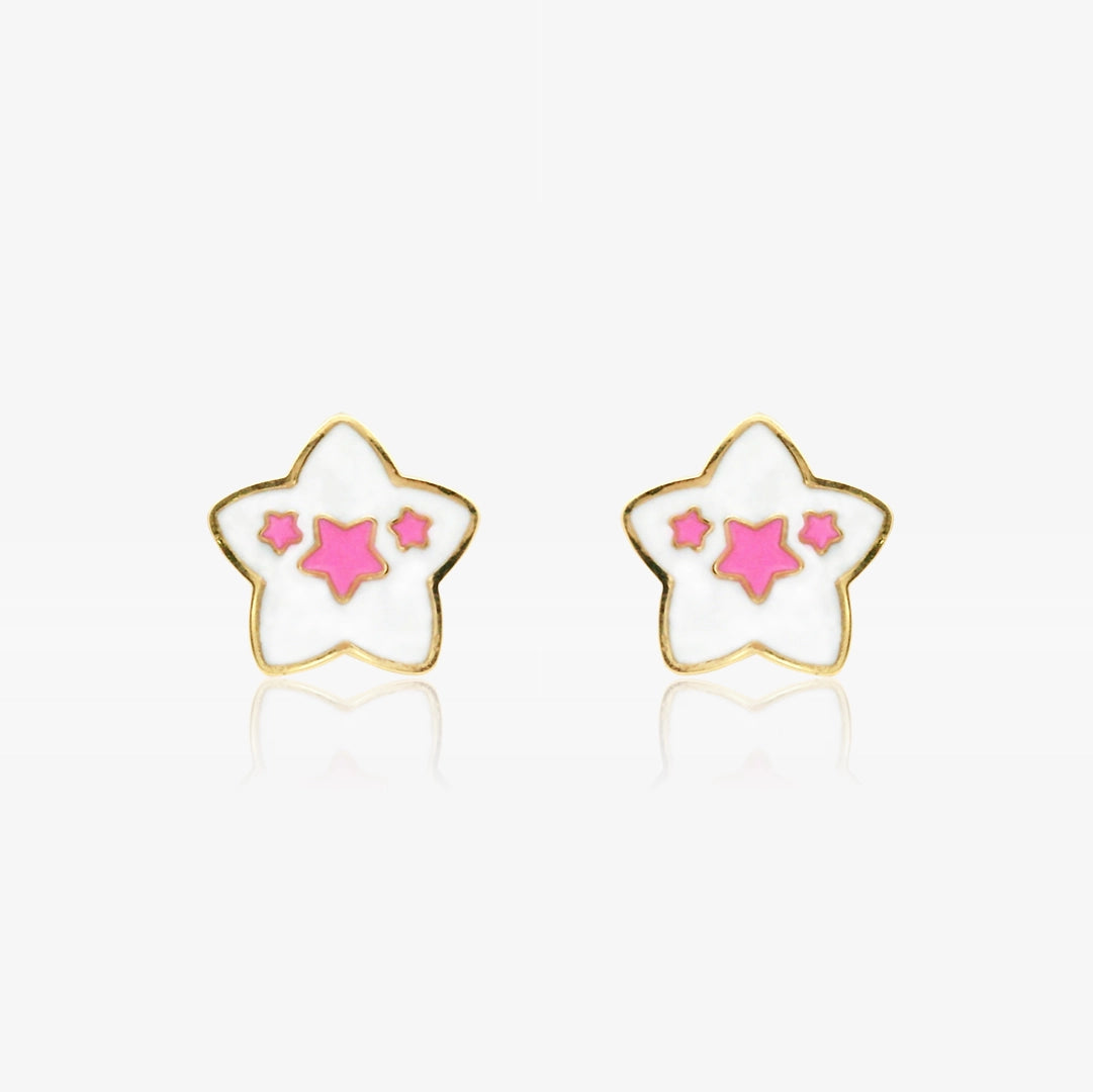 Pendientes Estrella Esmalte