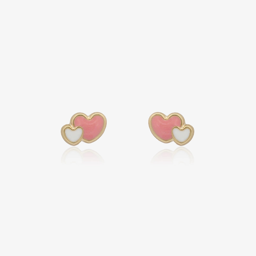 Pendientes Doble Corazón