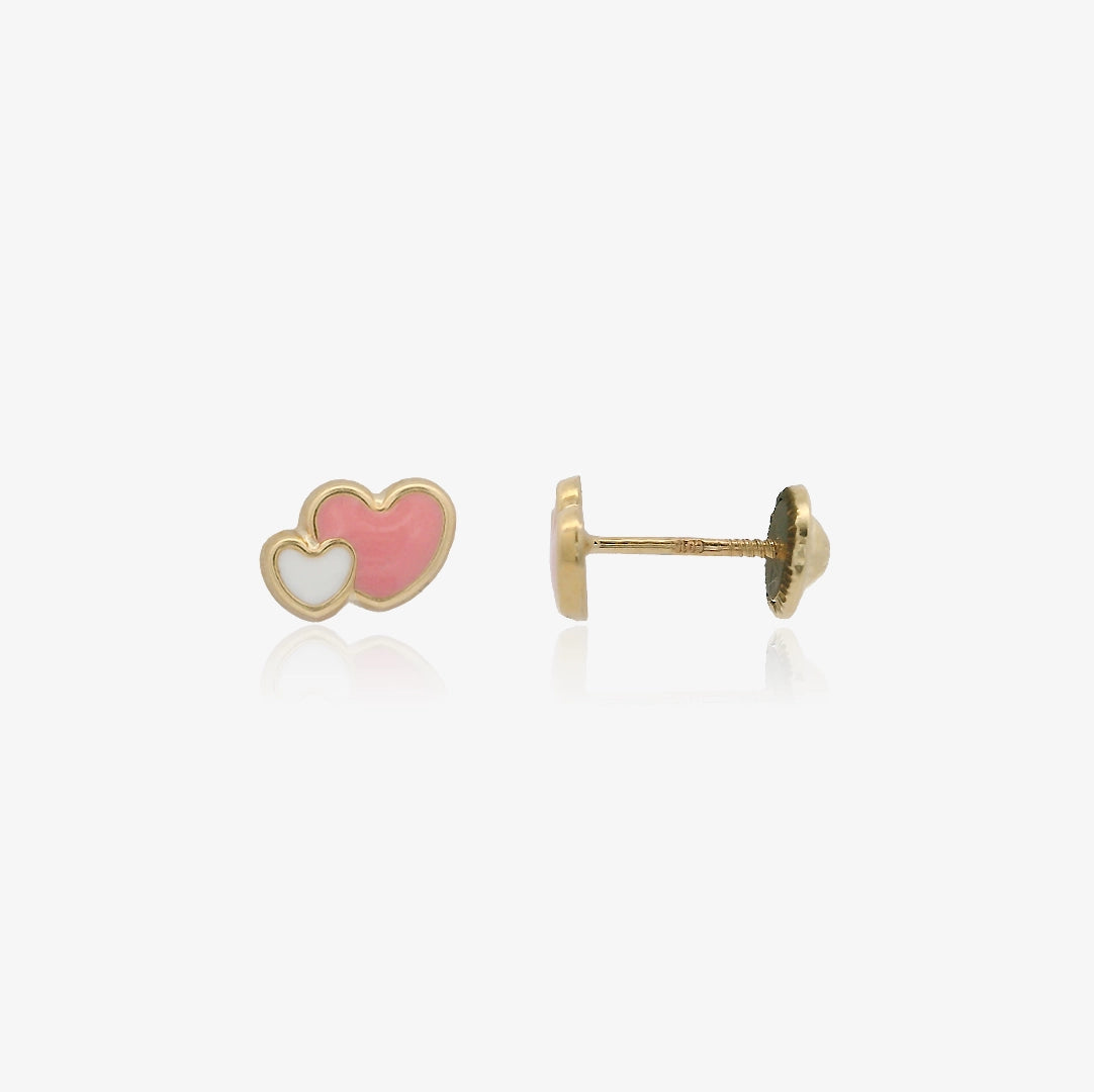 Pendientes Doble Corazón