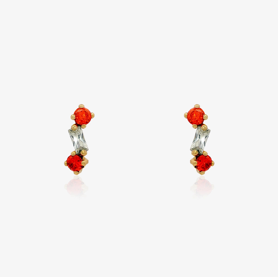 Pendientes Ballestilla Piedras