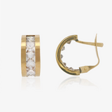 Pendientes Ballestilla circonitas