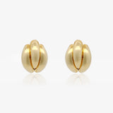 Pendientes Triple Banda Hojilla