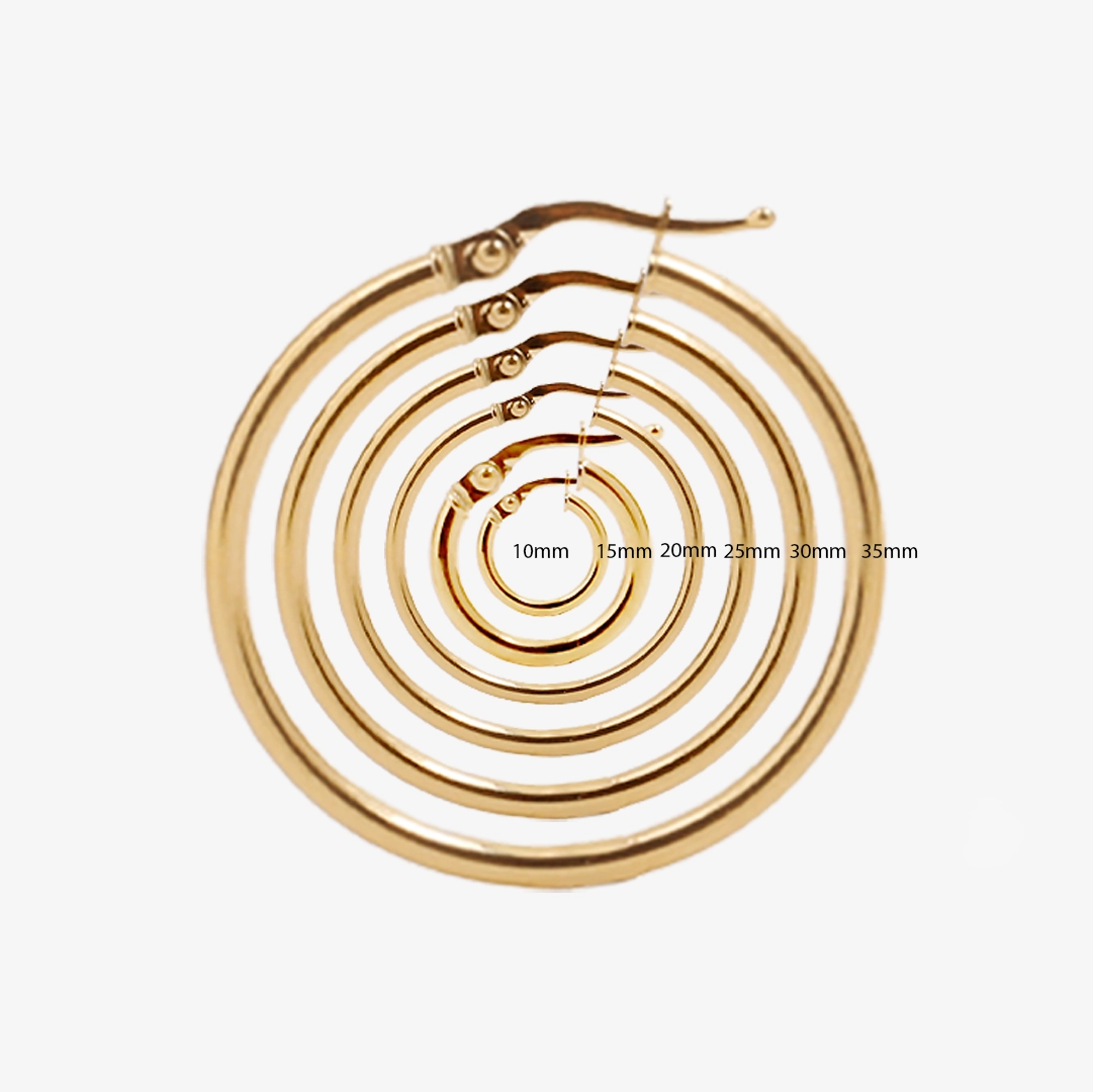 Plain round hoops