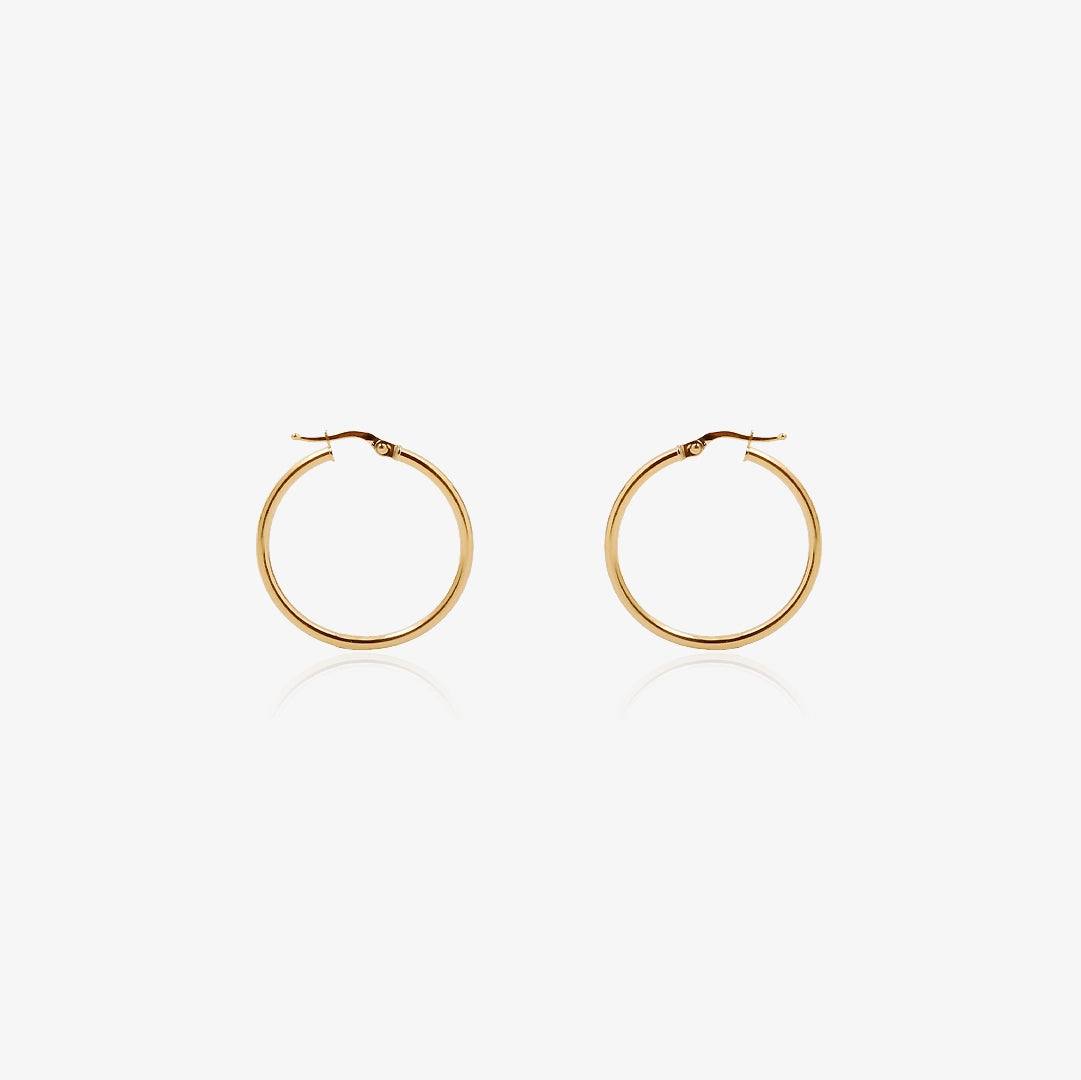 Plain round hoops