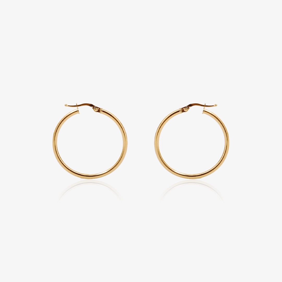 Plain round hoops