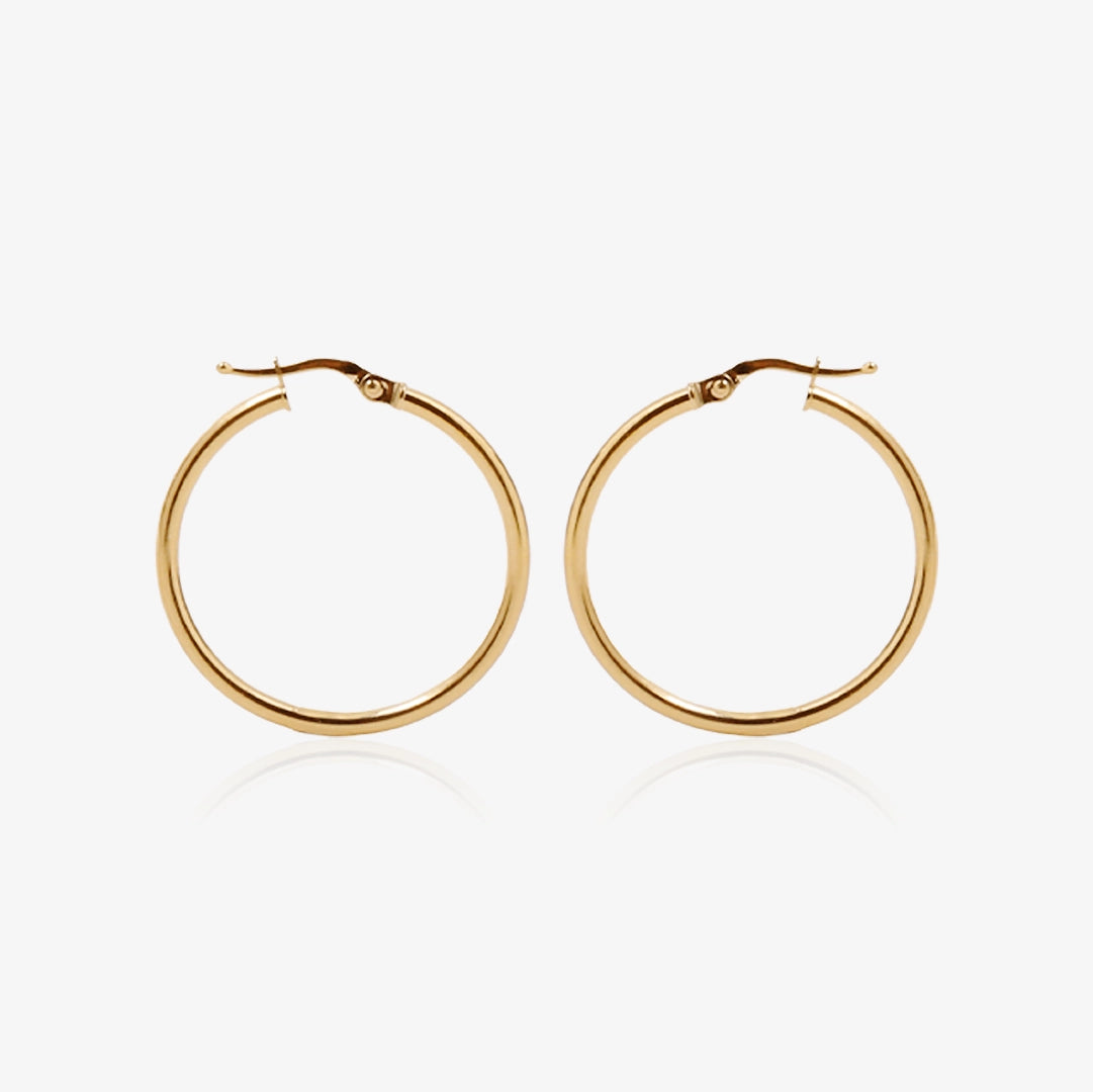 Plain round hoops