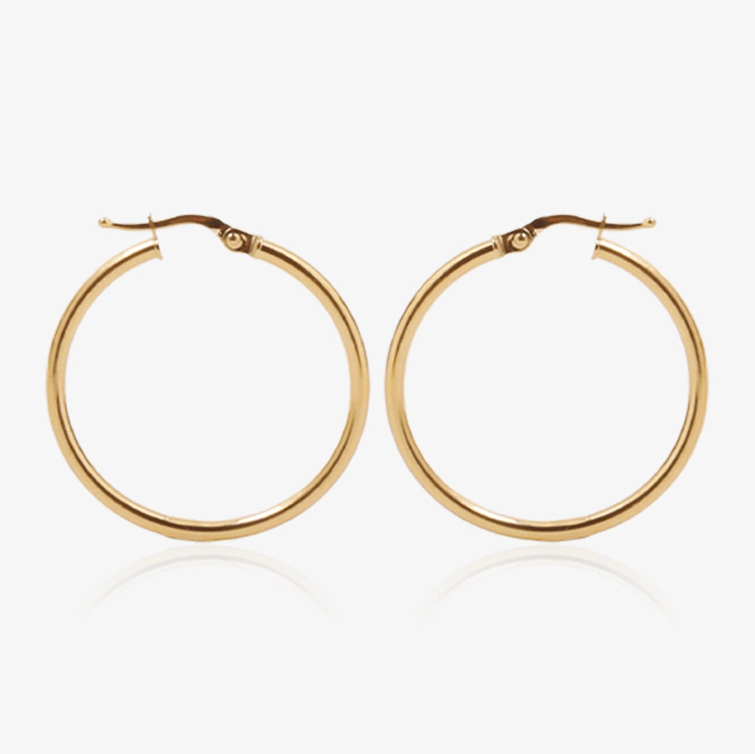 Plain round hoops