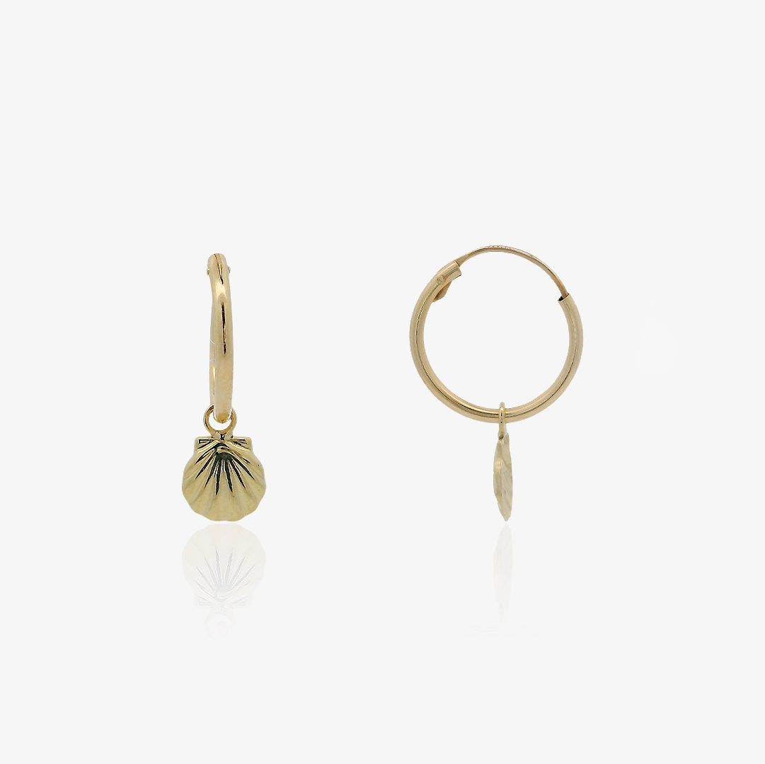 Pendientes Aro Concha