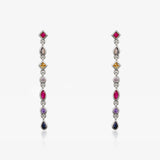Pendientes largos MULTICOLOR