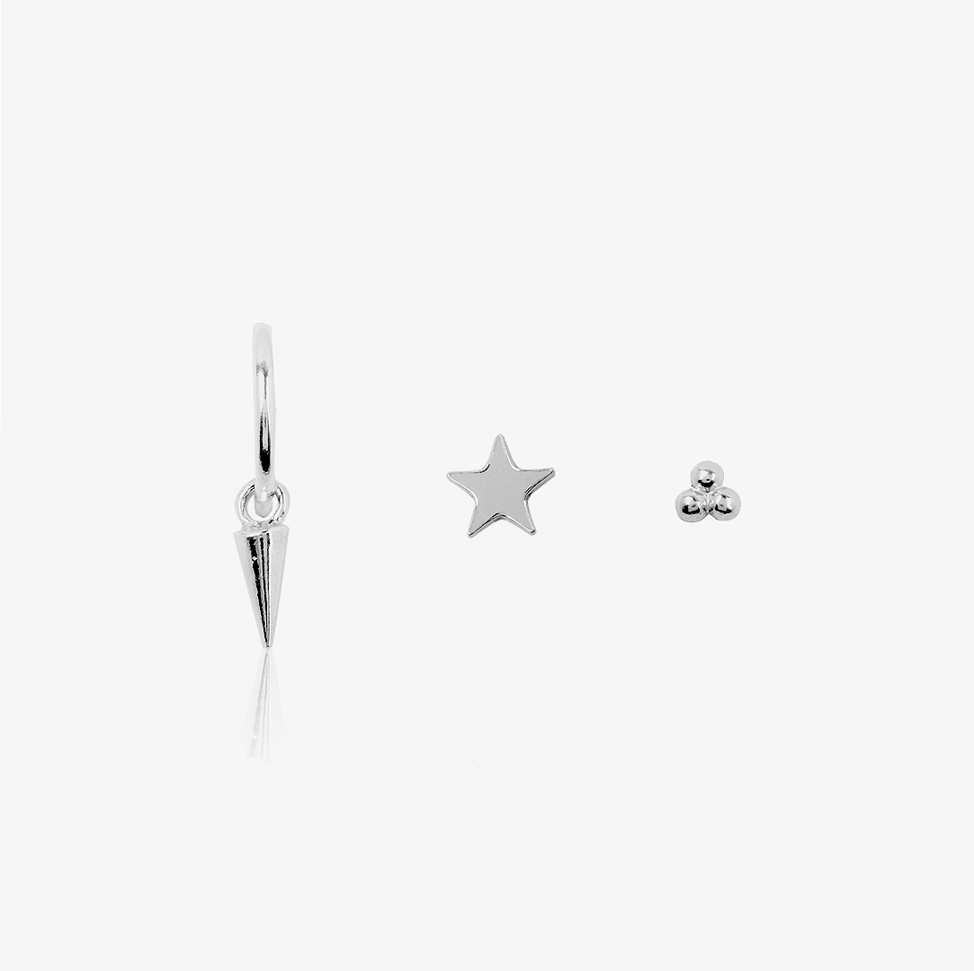 Pack Pendientes aro-cono