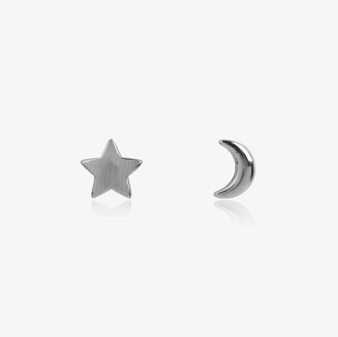 Star Moon Earrings