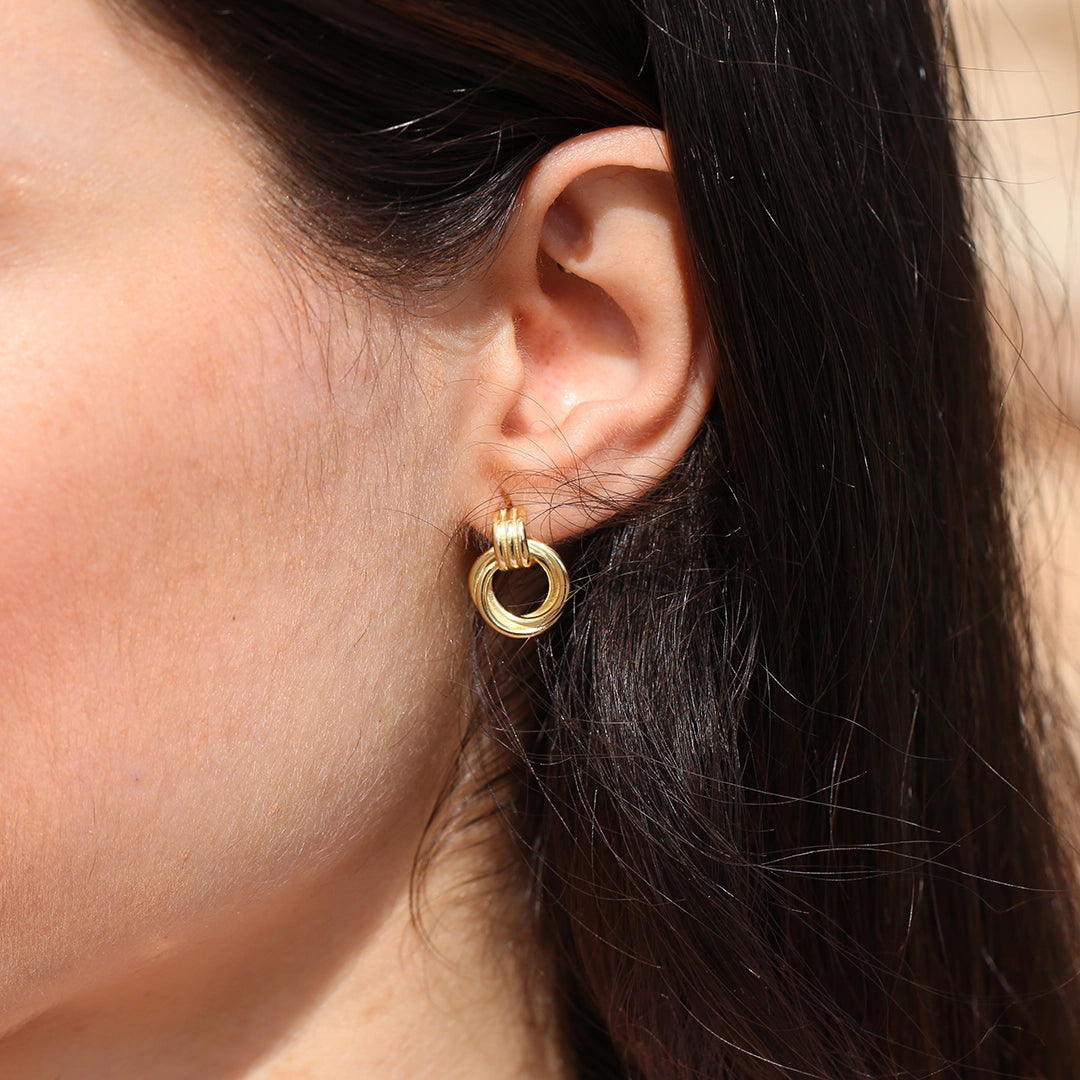 Pendientes Aros Entrelazado