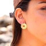 Pendientes Circulo Rayados