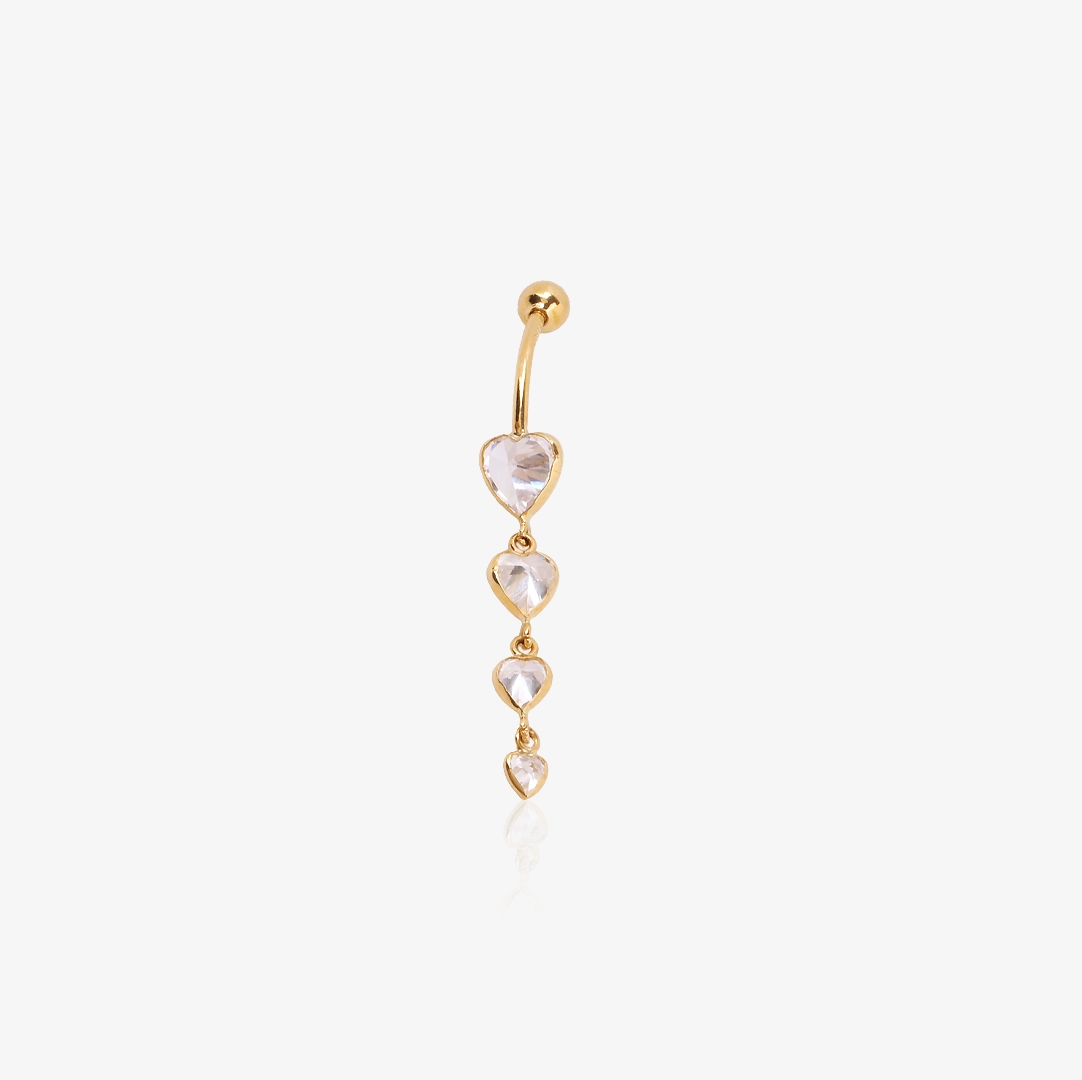 Piercing Ombligo Corazones