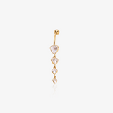 Piercing Ombligo Corazones