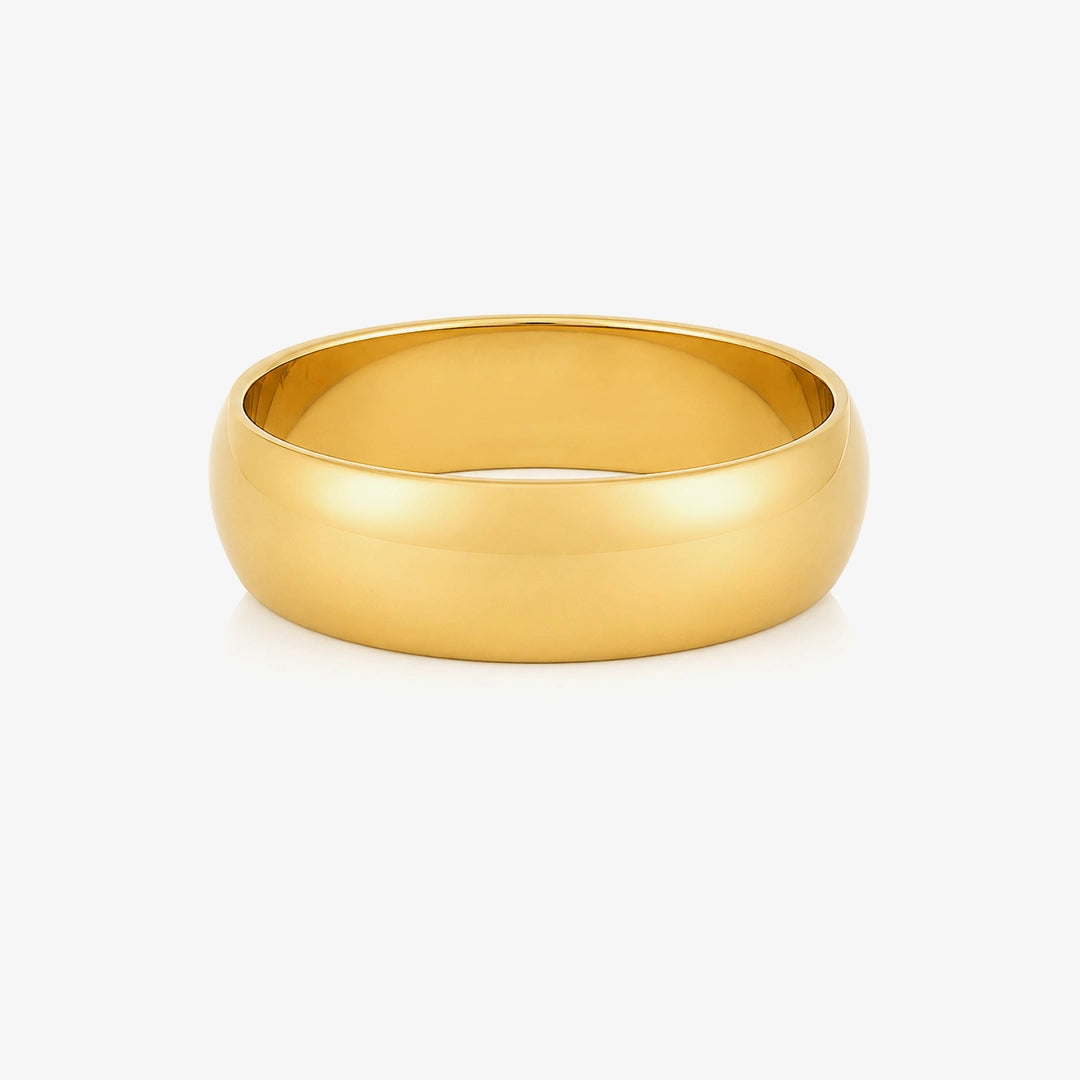 Half-round plain band