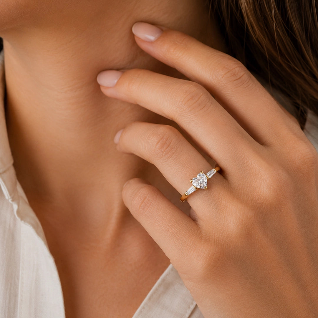 Heart Stone Ring