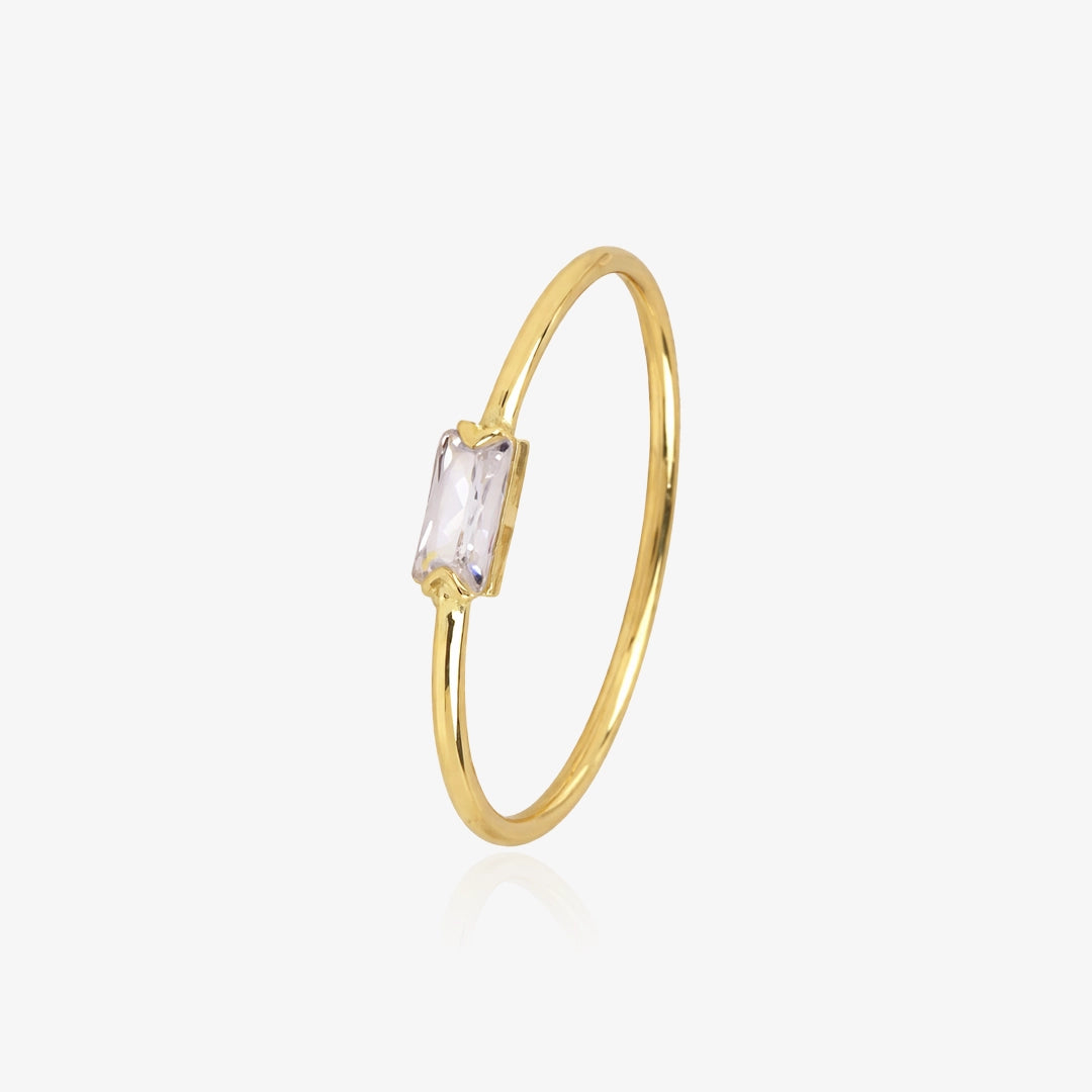 Anillo Piedra Rectangular