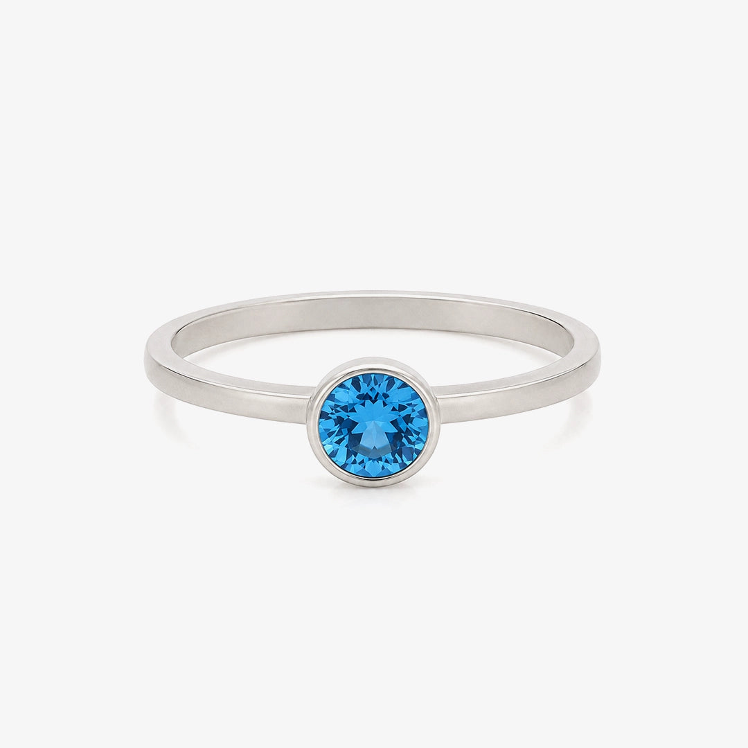 Anillo Piedra Azul