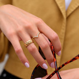 Anillo Piedras Uve