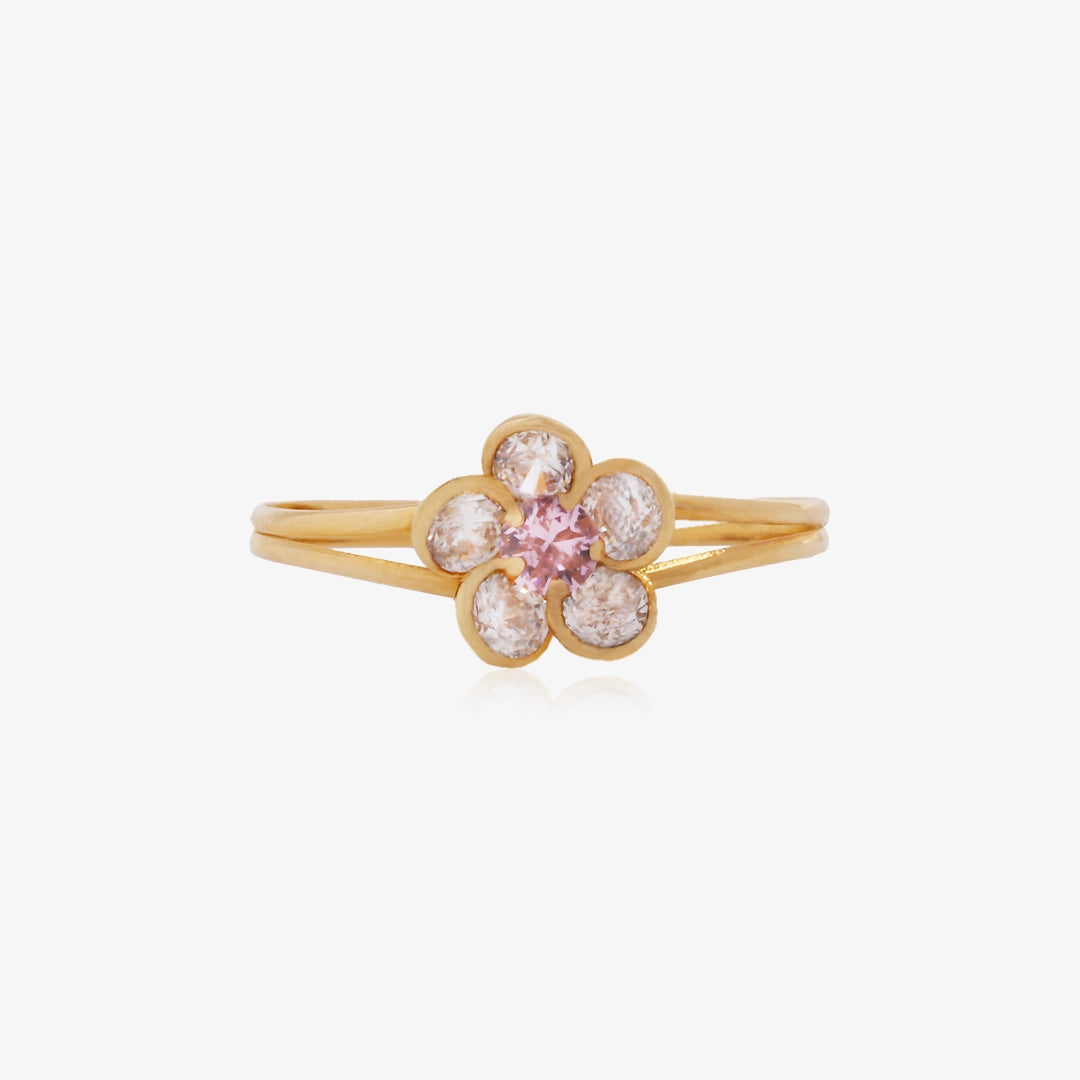 Color flower ring