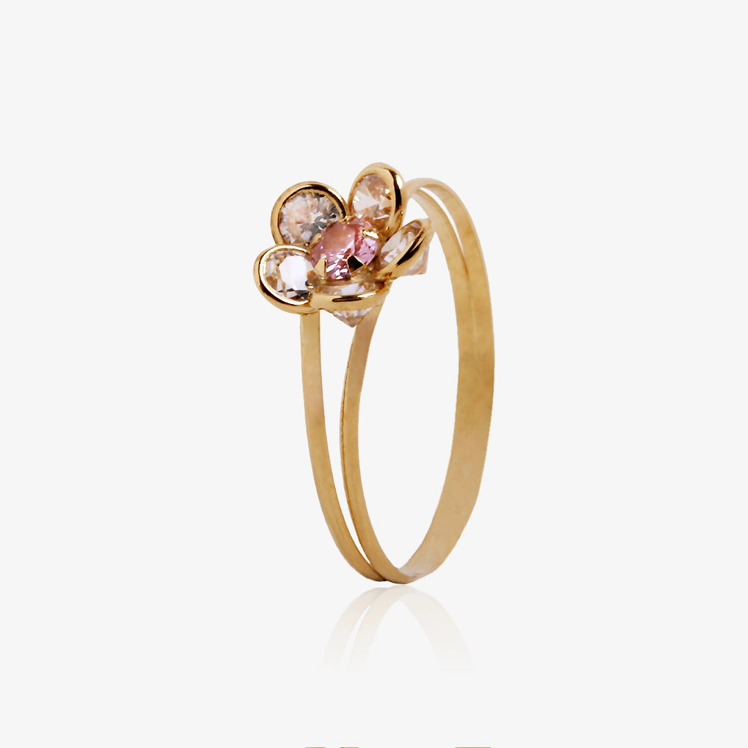 Color flower ring