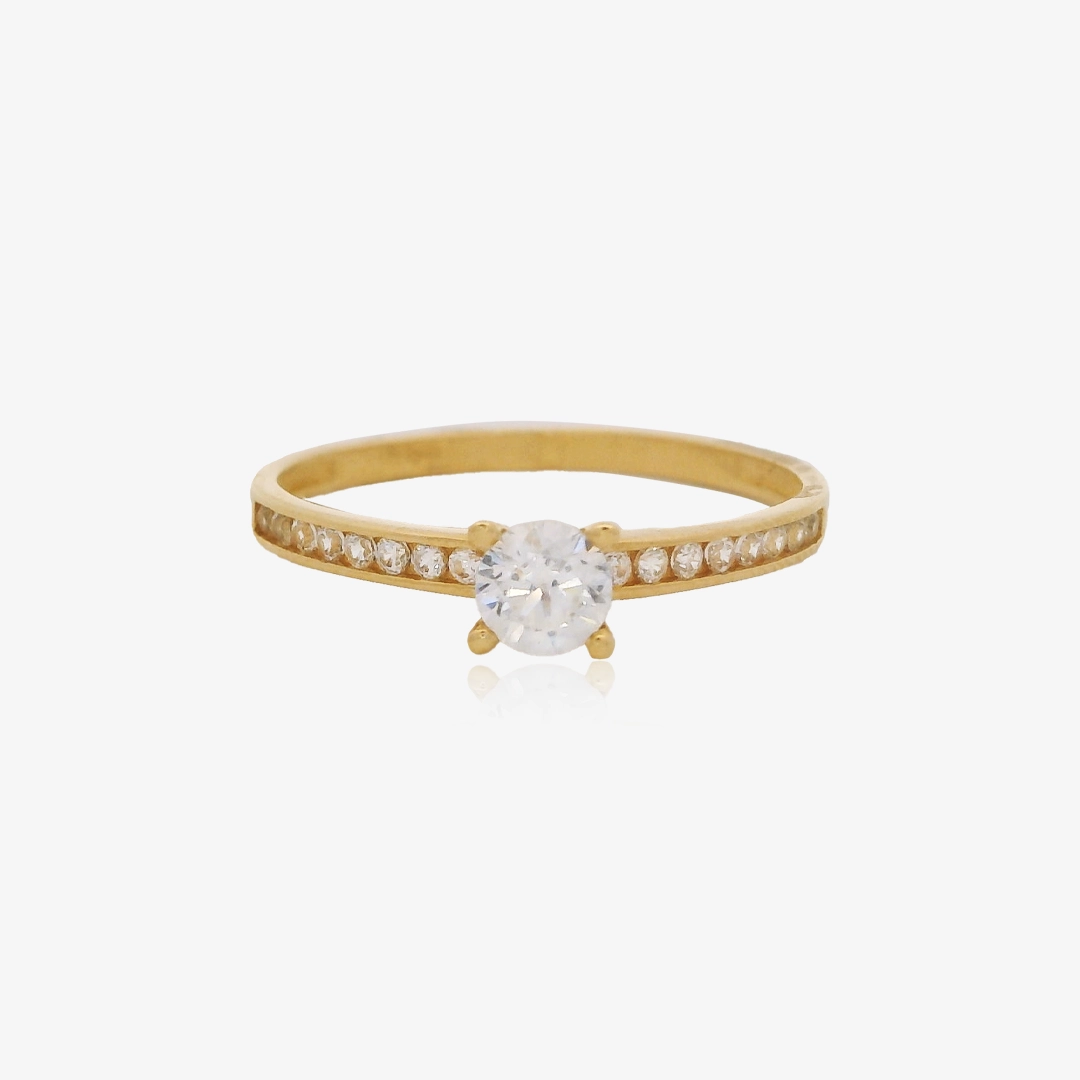 Anillo Piedra Central