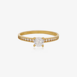 Anillo Piedra Central