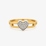 Anillo Bicolor Corazón