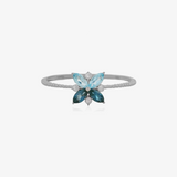 Anillo Flor Topacio
