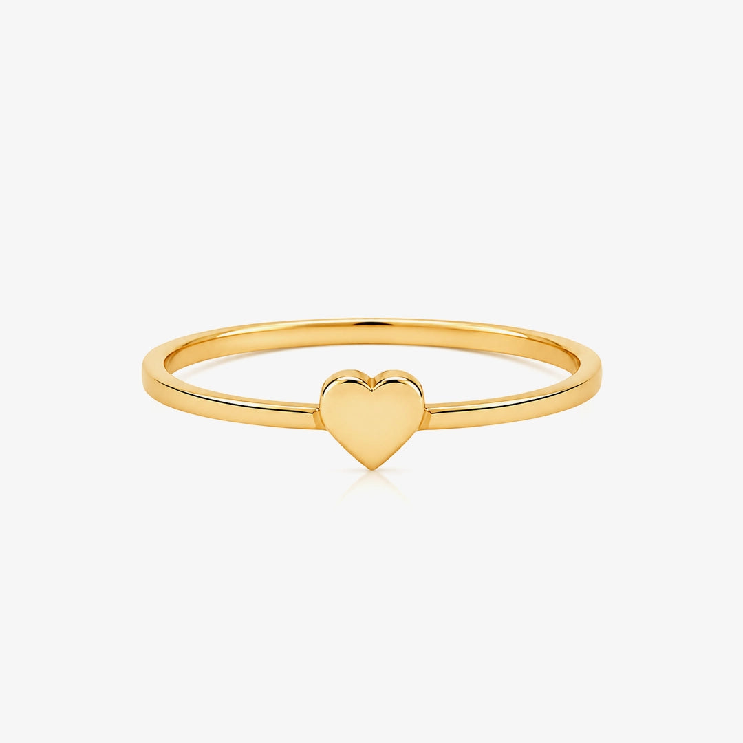 Plain Heart Ring