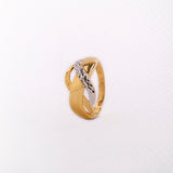 Openwork Bicolor Ring