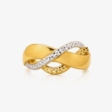 Openwork Bicolor Ring