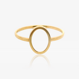 Anillo Oval Calado