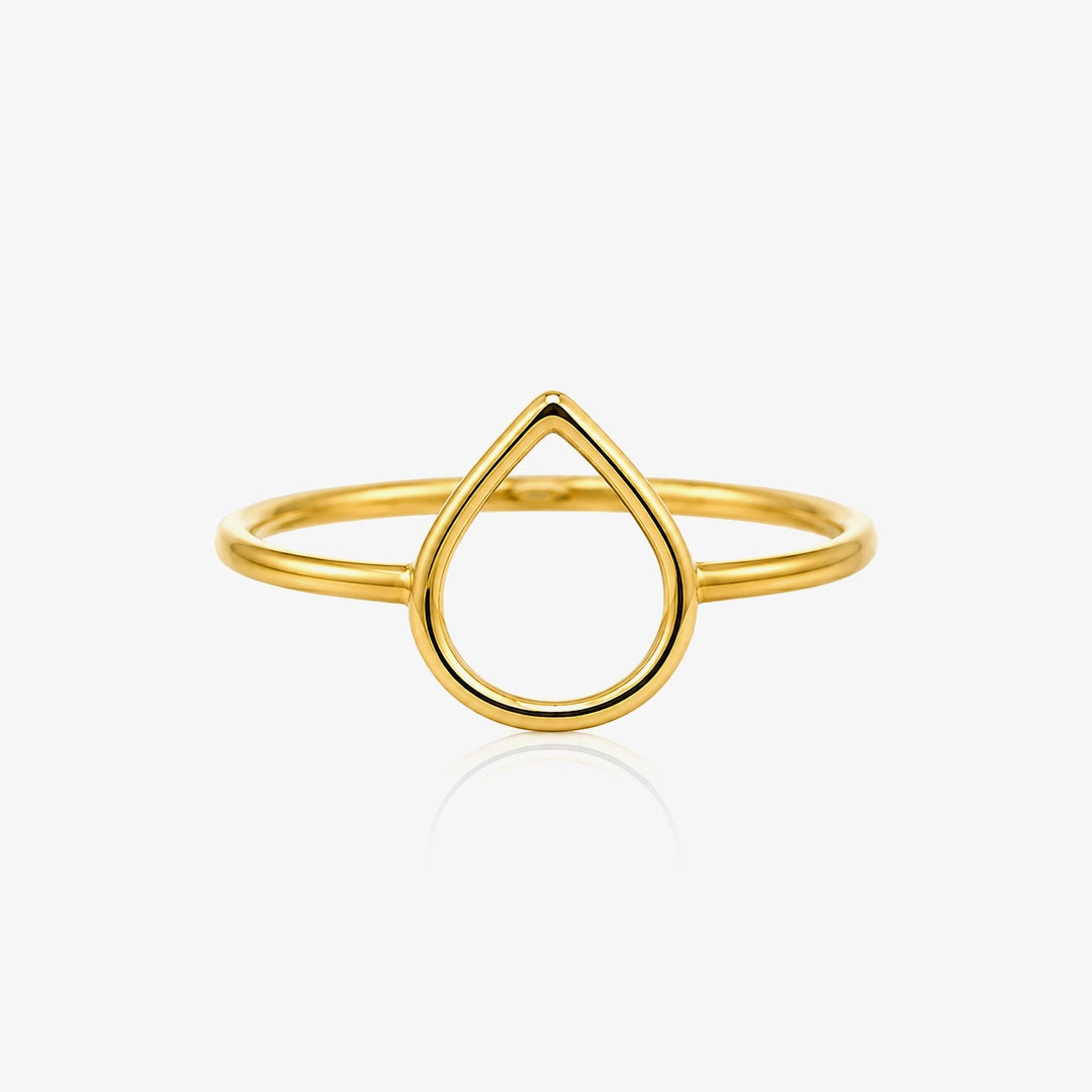 Filigree Teardrop Ring