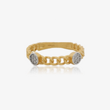 Anillo Bicolor Cadeneta