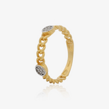 Anillo Bicolor Cadeneta