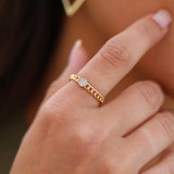 Anillo Bicolor Cadeneta