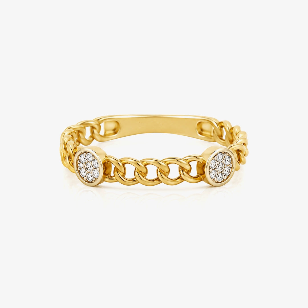 Anillo Bicolor Cadeneta