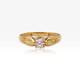 Gold Baby Solitaire No. 0