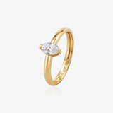 Solitario Piedra Ovalada